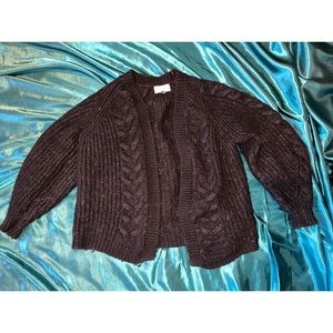 Universal Threads Cozy Black Cardigan